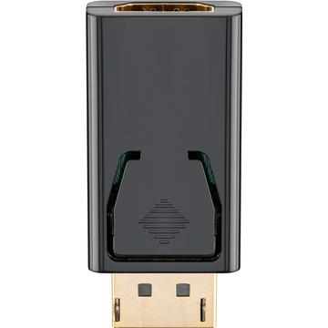 Goobay DisplayPort / HDMI-sovitin - kullattu - musta