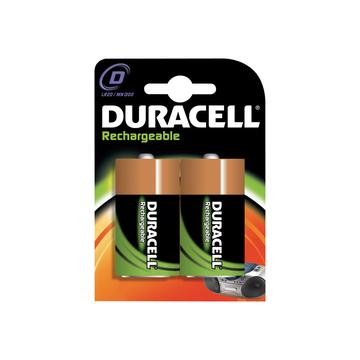 Duracell D-tyypin Ladattavat Akut 2200mAh - 2 Kpl.