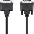 Goobay Dual Link DVI-D Full HD Jatkokaapeli - 2m - Nikkelipinnoitettu - Musta