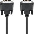 Goobay Single Link DVI-D Full HD Kaapeli - 2m - Nikkelipinnoitettu - Musta