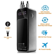 everActive Energy Bank EB-27Q Ultra 27000mAh -varavirtalähde - musta