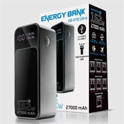 everActive Energy Bank EB-27Q Ultra 27000mAh -varavirtalähde - musta