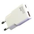 everActive SC-340Q GaN Super Slim 20W laturi USB QC3.0 & USB-C PD-portilla - Valkoinen