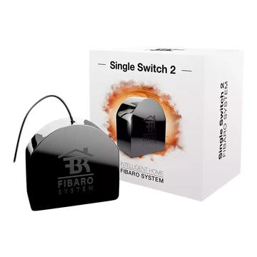 Fibaro Single Switch 2 -Pistorasiakytkin - Musta