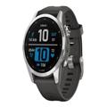 Garmin Fenix 7S Urheiluälykello - 42 mm - Musta / Hopea