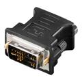 Goobay Analog DVI/VGA Sovitin - Musta