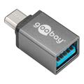 goobay USB 3.0 USB-C Sovitin - Harmaa
