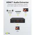 Goobay HDMI 1.4 Audio Extractor - Musta