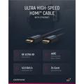 Clicktronic Premium HDMI 2.1 Johto Ethernetilla - 0.5m