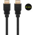 Goobay HDMI 2.1 Johto Ethernetillä - 1.5m - Musta