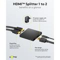 Goobay Manuaalinen HDMI Kytkin 1 - 2 - Musta