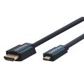 Clicktronic HDMI / Micro HDMI Sovitinkaapeli - 2m