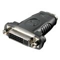 Goobay DVI-I / HDMI Sovitin - Nikkelipinnoitettu - Musta