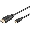 Goobay HDMI 2.0 / Micro HDMI Johto Ethernetilla- 2m
