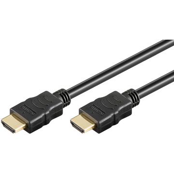 Goobay HDMI 2.0 Johto Ethernetillä - 1.5m - Musta