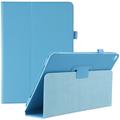 iPad 10.2 2019/2020/2021 Bi-Fold Folio Cover - vaaleansininen