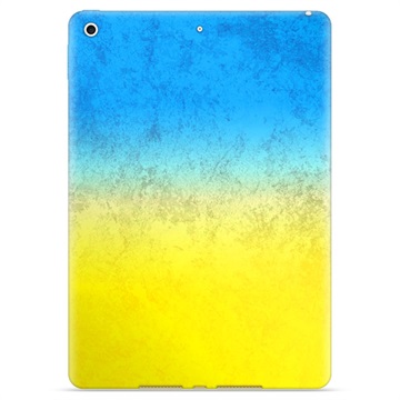 iPad 10.2 2019/2020/2021 TPU Kotelo Ukrainan Lippu - Kaksisävyinen