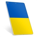 iPad 10.2 2019/2020/2021 TPU Kotelo Ukrainan Lippu - Keltainen ja vaaleansininen