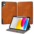 iPad 2022/2025 Tech-Protect Fleece-kotelo - ruskea