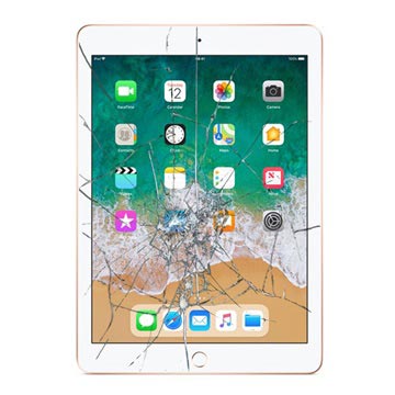 iPad 9.7 (2018) Näytön Lasin ja Kosketusnäytön Korjaus - Valkoinen