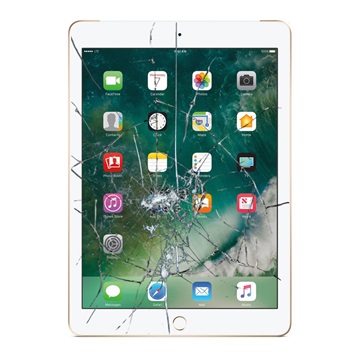 iPad 9.7 Näytön Lasin ja Kosketusnäytön Korjaus - Valkoinen