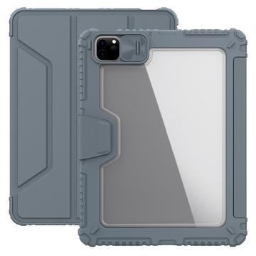 iPad Air 11 (2024)/iPad Pro 11 2022/2021/2020/iPad Air 2022/2020 Nillkin Bumper Smart Suojakotelo - Harmaa / Läpinäkyvä