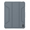 iPad Air 11 (2024)/iPad Pro 11 2022/2021/2020/iPad Air 2022/2020 Nillkin Bumper Smart Suojakotelo - Harmaa / Läpinäkyvä