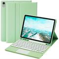 iPad Air 11 2026/2025/2024/iPad Air 2022/2020 Bluetooth-näppäimistökotelo - Vihreä