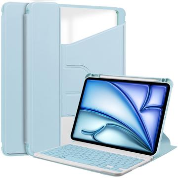 iPad Air 13 2024/2025 360 kääntyvä älykotelo Bluetooth-näppäimistöllä