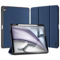 iPad Air 13 2024/2025 Dux Ducis Domo Tri-Fold Smart Lompakkokotelo - Sininen