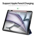 iPad Air 13 2024/2025 Dux Ducis Domo Tri-Fold Smart Lompakkokotelo - Sininen