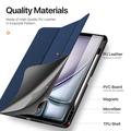 iPad Air 13 2024/2025 Dux Ducis Domo Tri-Fold Smart Lompakkokotelo - Sininen