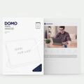 iPad Air 13 2024/2025 Dux Ducis Domo Tri-Fold Smart Lompakkokotelo - Sininen
