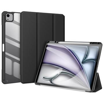 iPad Air 13 2024/2025 Dux Ducis Toby Tri-Fold Älykäs Lompakkokotelo - Musta
