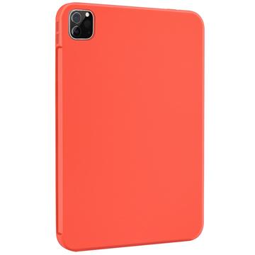 iPad Air 13 2024/2025/iPad Pro 12.9 2018/2020/2021/2022 Nestemäinen Silikoni Suojakuori - Punainen