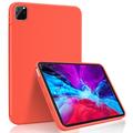 iPad Air 13 2024/2025/iPad Pro 12.9 2018/2020/2021/2022 Nestemäinen Silikoni Suojakuori - Punainen