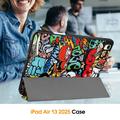 iPad Air 13 (2025) Tri-Fold Series Smart Folio -kotelo - Graffiti