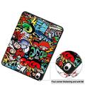 iPad Air 13 (2025) Tri-Fold Series Smart Folio -kotelo - Graffiti