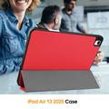 iPad Air 13 (2025) Tri-Fold Series Smart Folio -kotelo - punainen