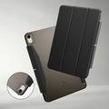 iPad Air 11 2024/2025/Air 2020/2022 ESR Ascend Tri-Fold Folio -kotelo - himmeä musta