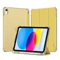 iPad 2022/2025 Tech-Protect SmartCase Pen Hybrid Tri-Fold Folio -kotelo - Kristallikeltainen