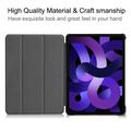 iPad Air 11 (2024) Tri-Fold Sarjan Smart Lompakkokotelo - Violetti