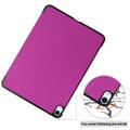 iPad Air 11 (2024) Tri-Fold Sarjan Smart Lompakkokotelo - Violetti