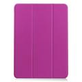 iPad Air 11 (2024) Tri-Fold Sarjan Smart Lompakkokotelo - Violetti