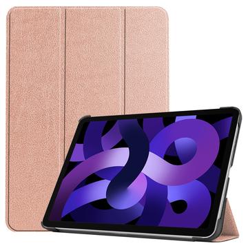 iPad Air 11 (2024) Tri-Fold Sarjan Smart Lompakkokotelo - Ruusukulta