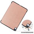 iPad Air 11 (2024) Tri-Fold Sarjan Smart Lompakkokotelo - Ruusukulta