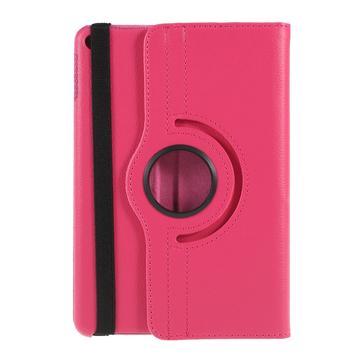 iPad Mini (2019) 360 Pyörivä Folio-kotelo - Kuuma pinkki