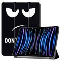 iPad Pro 11 (2024) Tri-Fold Sarjan Smart Lompakkokotelo - Don't Touch Me