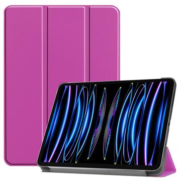 iPad Pro 11 (2024) Tri-Fold Sarjan Smart Lompakkokotelo - Violetti
