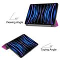iPad Pro 11 (2024) Tri-Fold Sarjan Smart Lompakkokotelo - Violetti